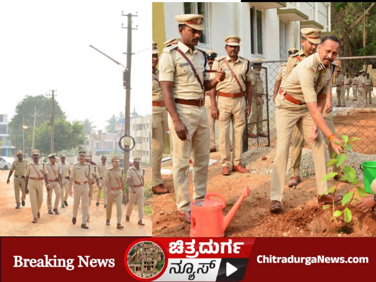 ADGP ಮುರುಗನ್ ಜಿಲ್ಲೆಗೆ ಭೇಟಿ ನೀಡಿದ್ದ ವೇಳೆ ಸಸಿನೆಟ್ಟರು