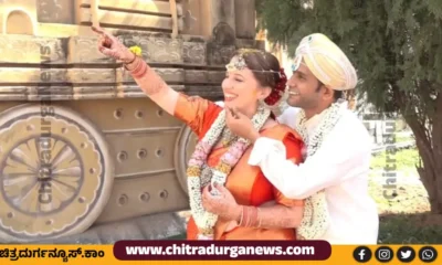 chitradurga-boy and amercia girl wedding