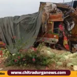Lorry accident in national highway