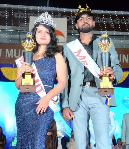 Rakshita and Shailendra were selected as Miss JMIT and Mr JMIT